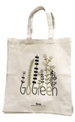 Go Green Printed Canvas Bags