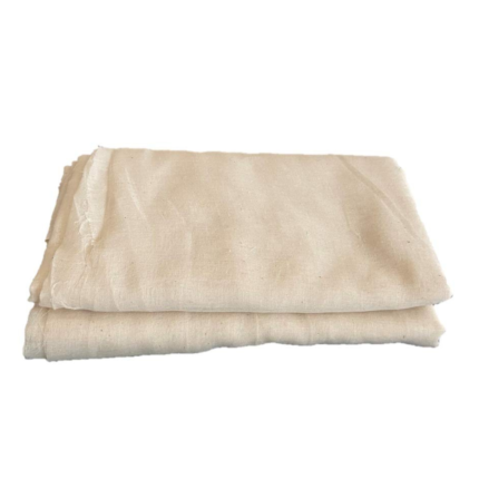 Arka Home Products Pure Cotton Muslin Cloth (Natural, Non-Bleached, Pre-Washed)