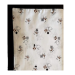 Arka Home Products 100% Pure Cotton Printed Dohar - Comforter Reversible Double-Layered (Double, White Base with Brown Flowers)